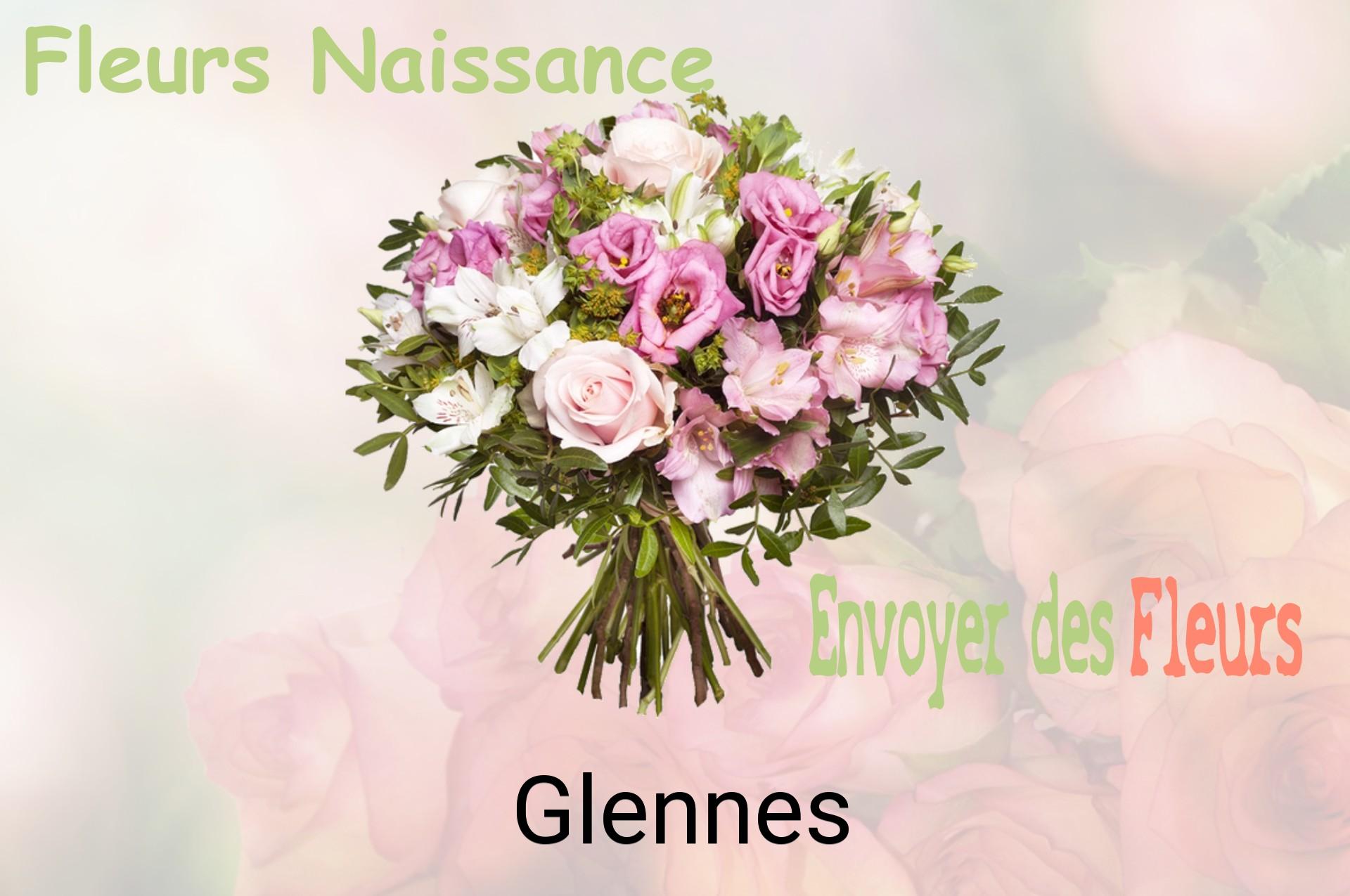 Bouquet de fleurs de naissance livré à Glennes
